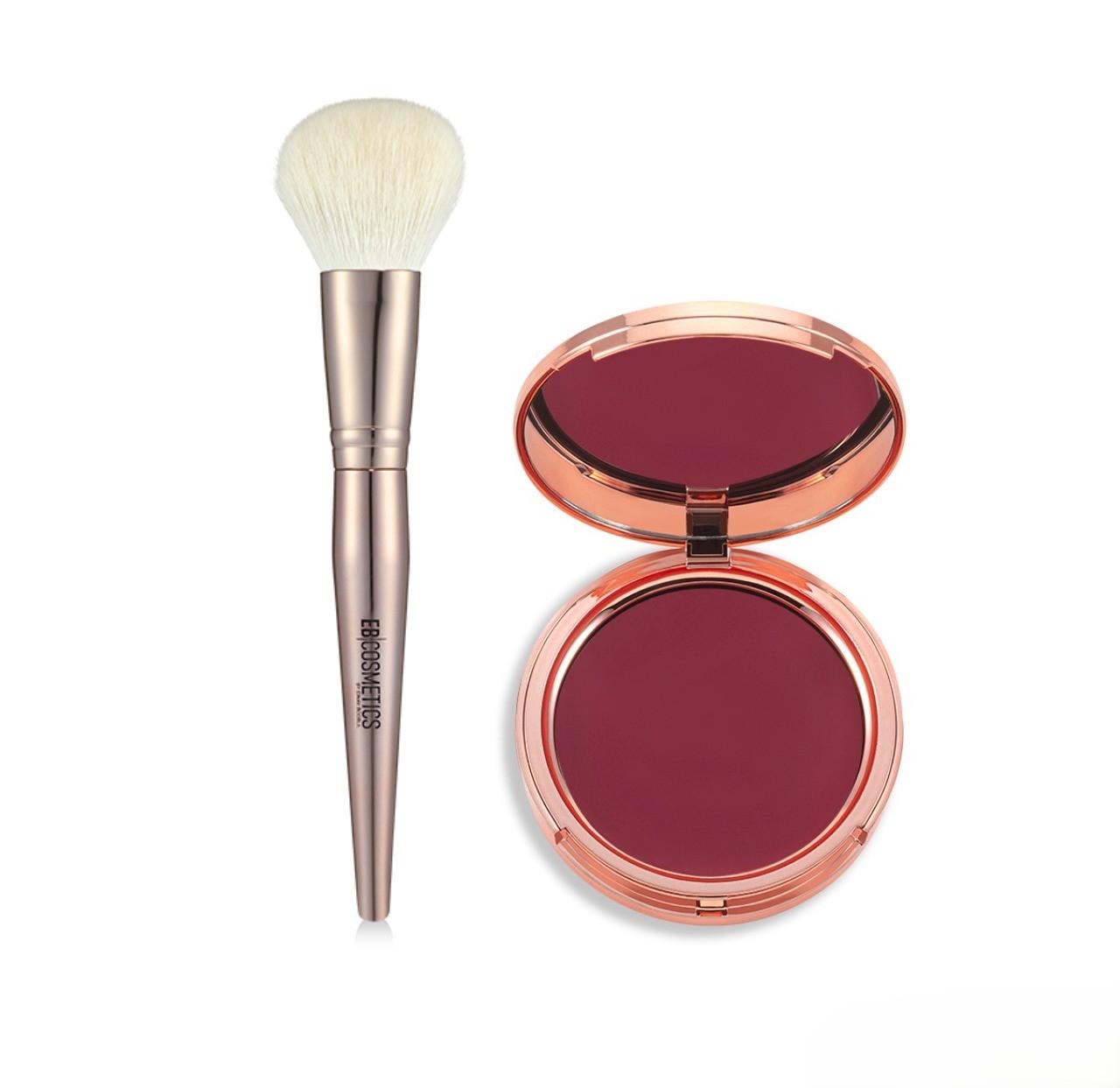 סומק 3 ומברשת Cream Blush Tint Pink + Magic Brush – תמונה 1